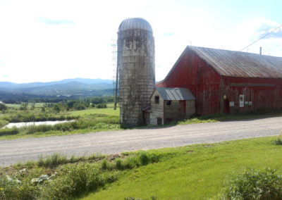 View from Daton's Fleury's farm.