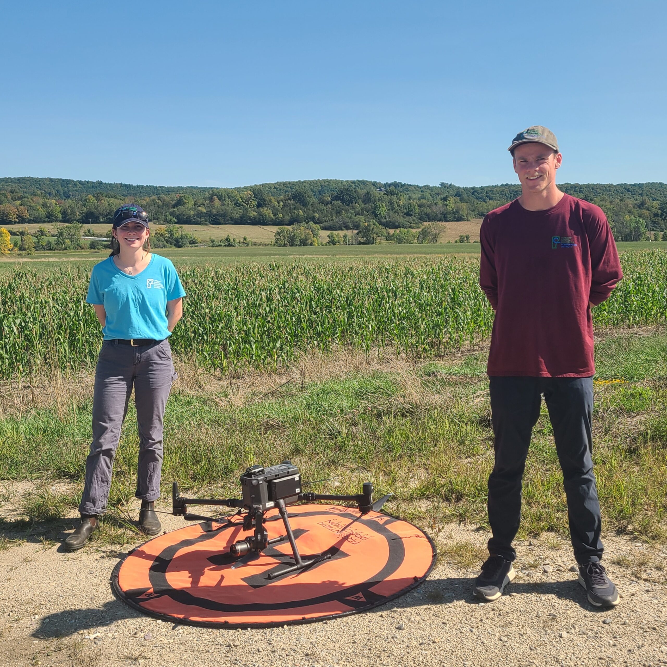 Shannon H. and Luc B._sUAS team