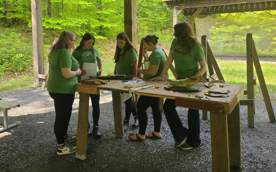 Envirothon team at the wildlife station